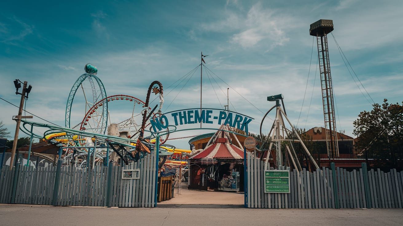 Disjointed Amusement Park: A Chaotic Theme Park