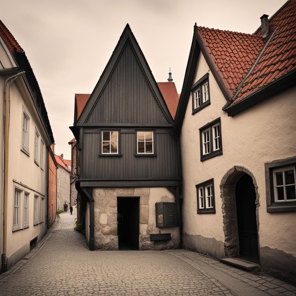 Visby Gallows: A Medieval Scene