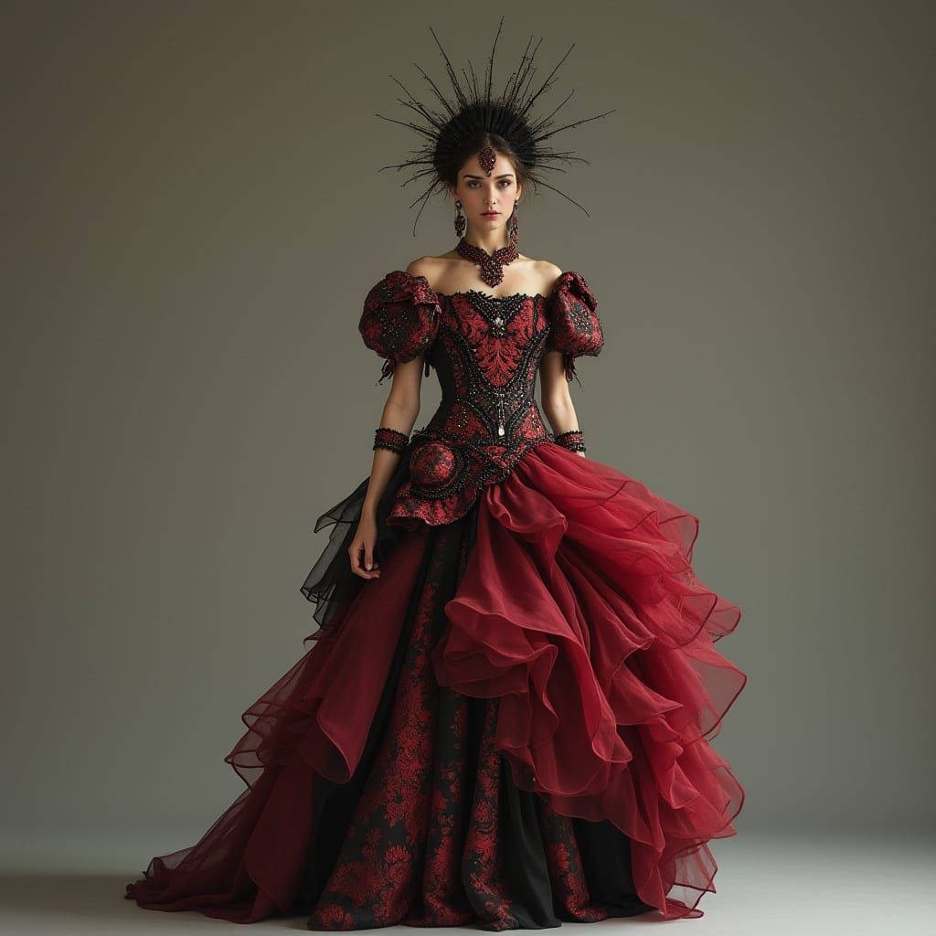 Avant Garde Fashion Photo of a Woman