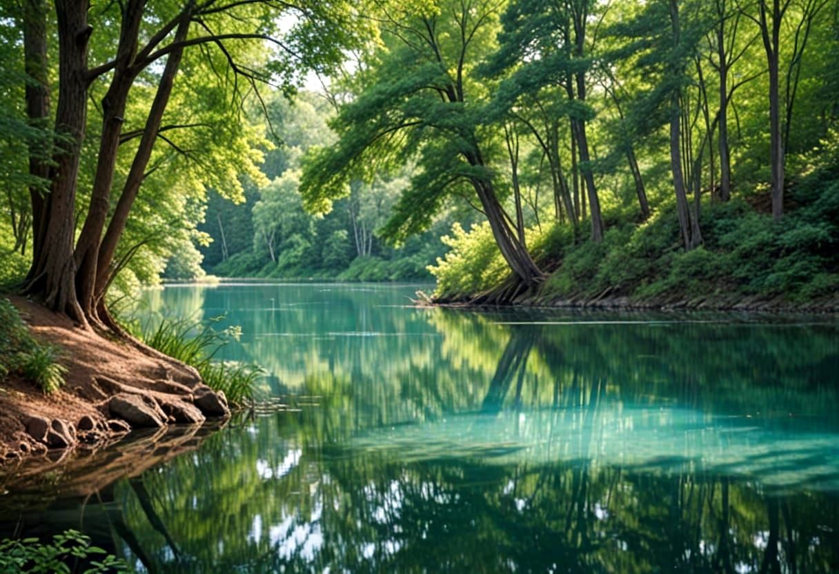 Idyllic Paradise in Soft Focus