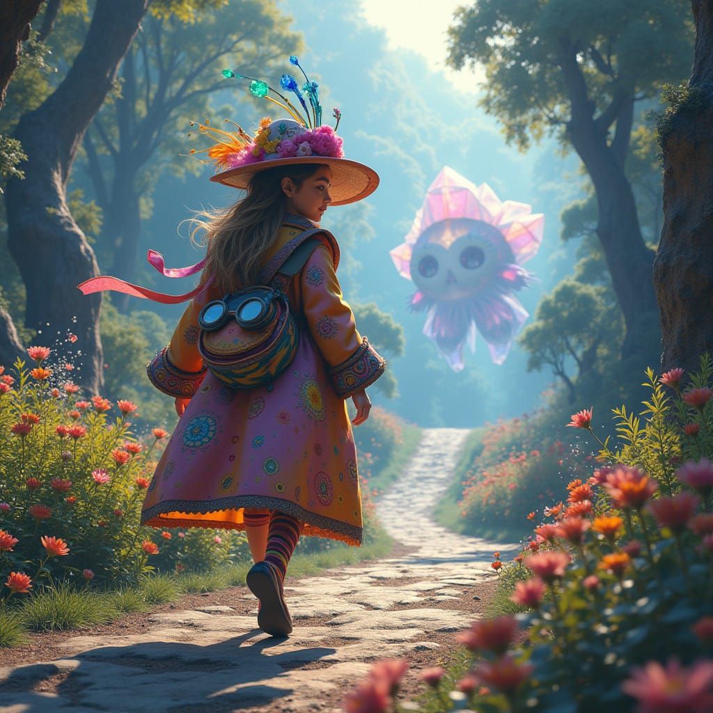 Whimsical Gyatt Enthusiast in a Vibrant World of Wonder