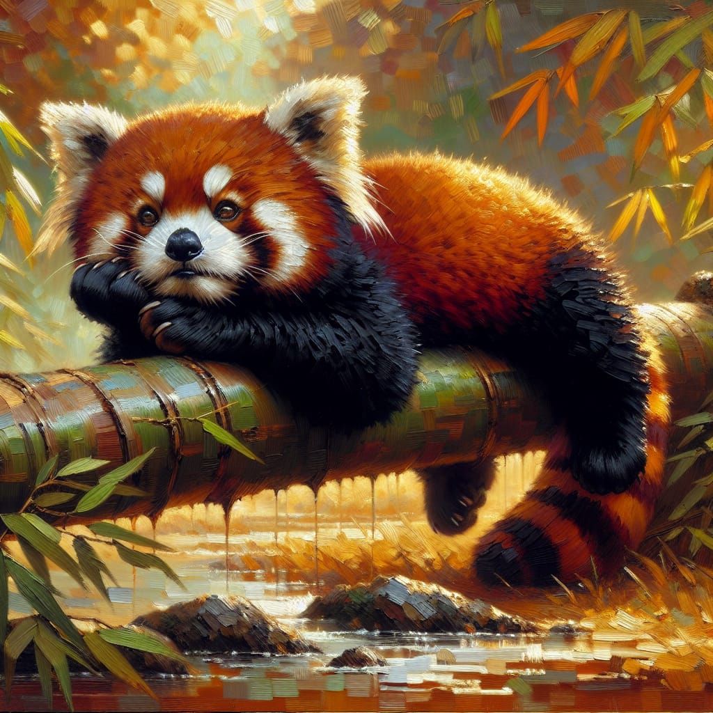 Fed-Up Red Panda!