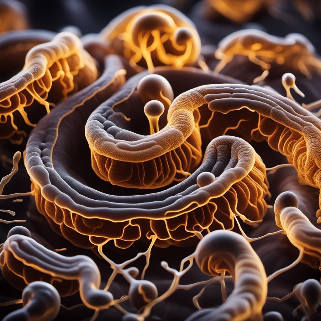 Electron Microscopic View of a Spiral Organism