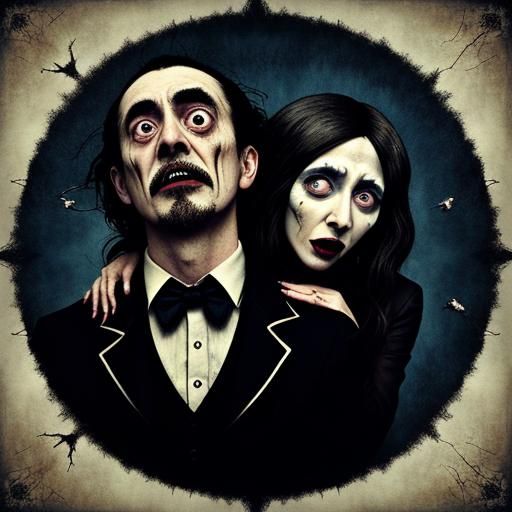 Surreal Boy Portrait: Anguish and Fleeting Joy