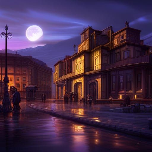 Dark Fantasy Landscape Art in 8K Resolution