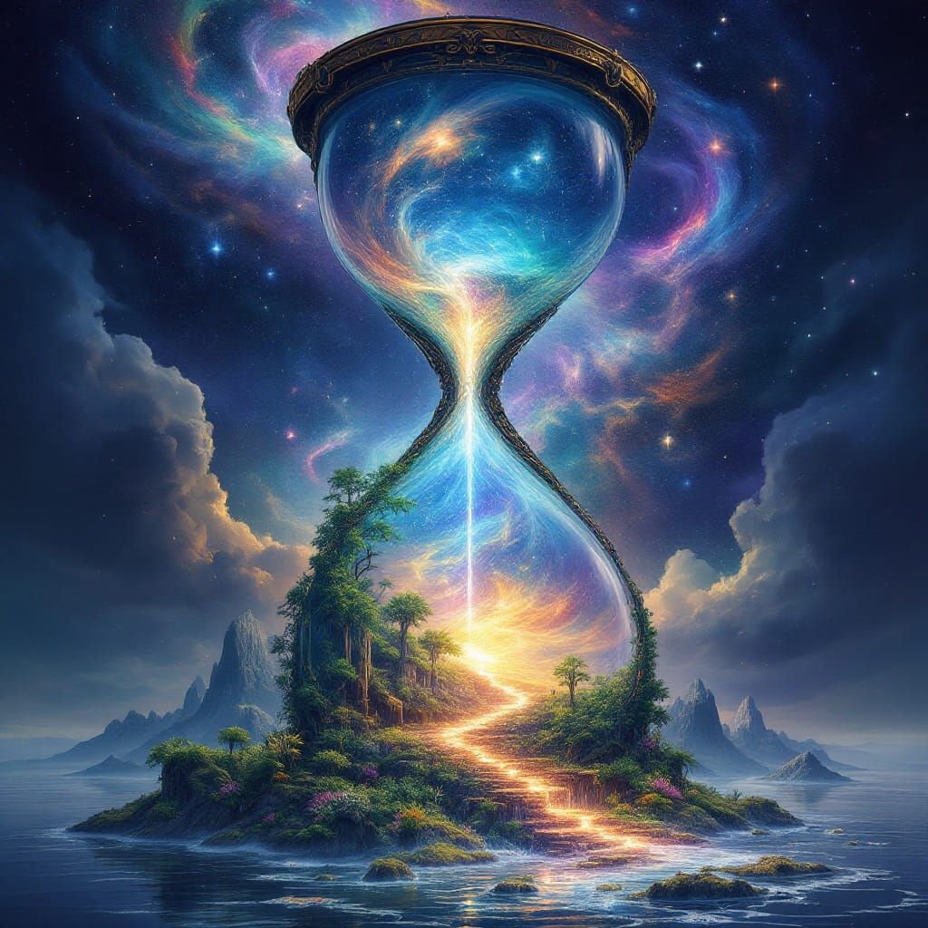 Cosmic Timekeeper: Celestial Hourglass Unveils Universe's Se...