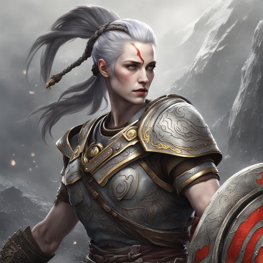 Grey-Haired Athena: Goddess of War