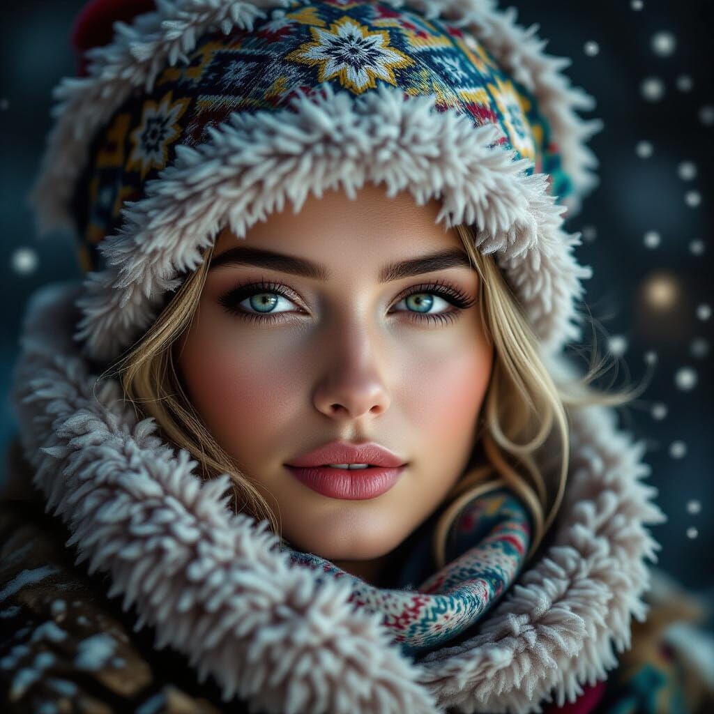 Hyperrealistic Portrait of Polonia with Cinematic Lighting