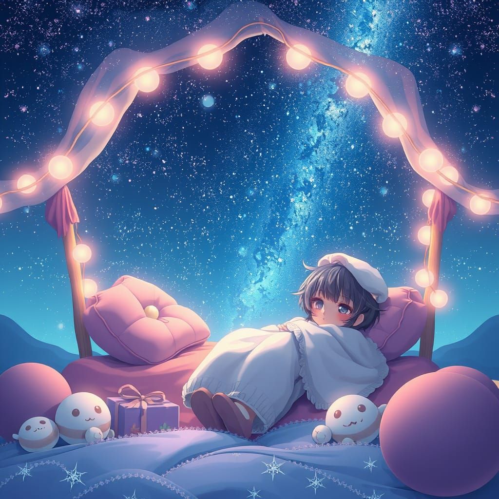 Cosmic Dreams in 8K Resolution - Anime Concept Art