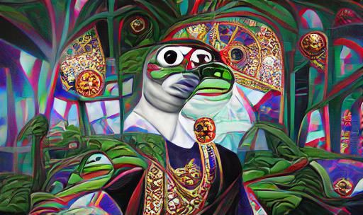 Rare Pepe Maximalist Digital Art