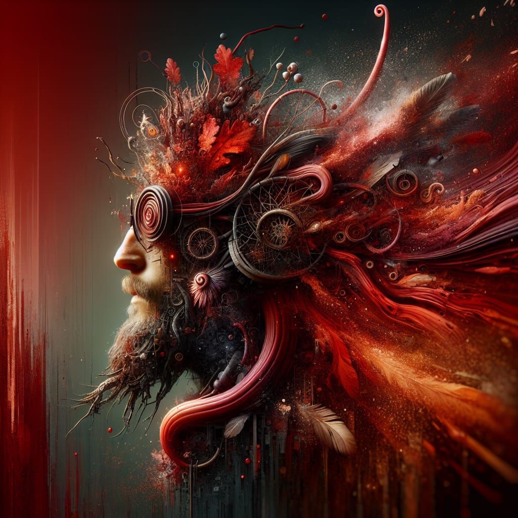 Feels The Red Oak Around The Edges Of The Nightmare, A Tenta...