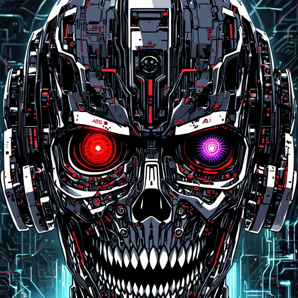 Eerie Image of a Possessed Artificial Intelligence