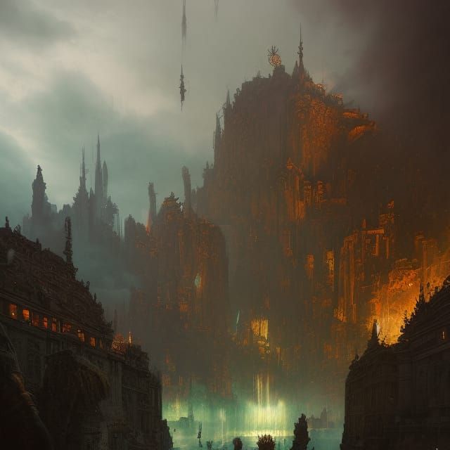 Death of the Great God Pan: Dark Fantasy Art