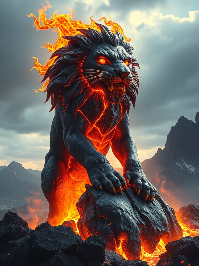 Lava Lion
