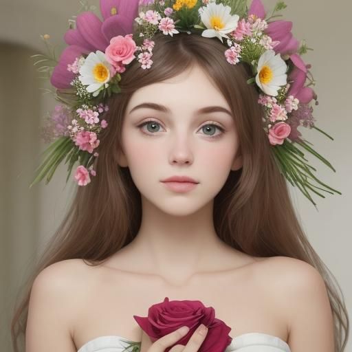 Floral Beauties: Faces Within Flowers