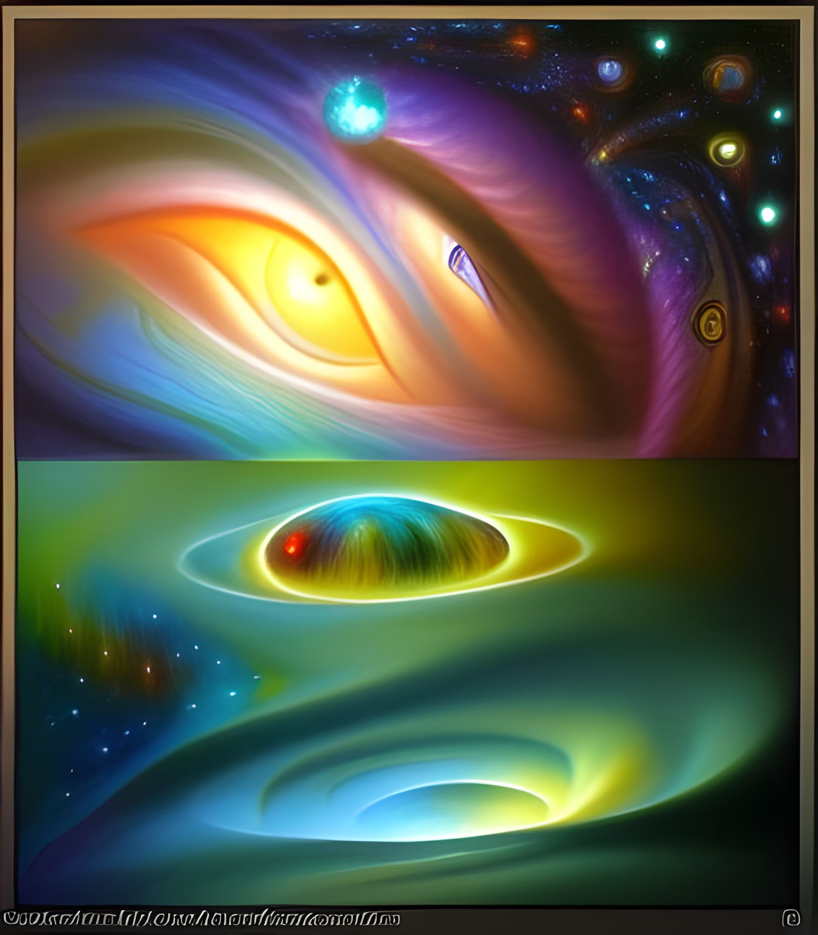 Creation of the Universe: Hyperdetailed Digital Art