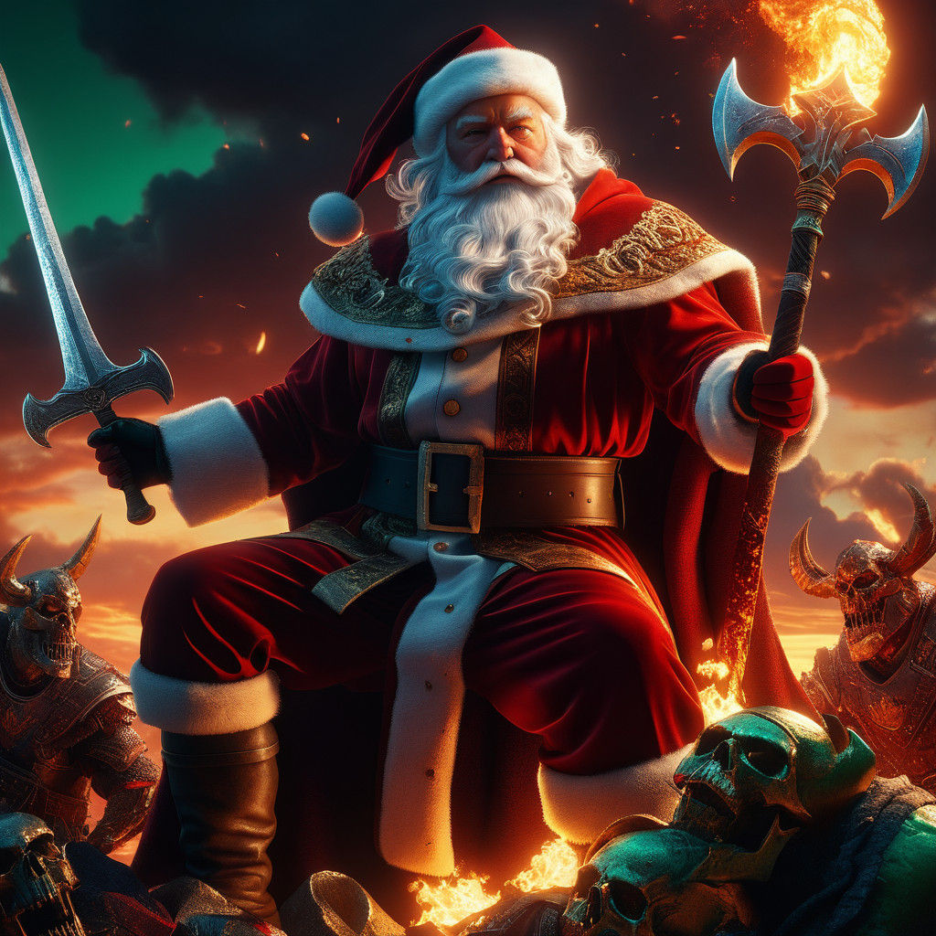 Blood-Splattered Santa Claus Reckons with the Naughty