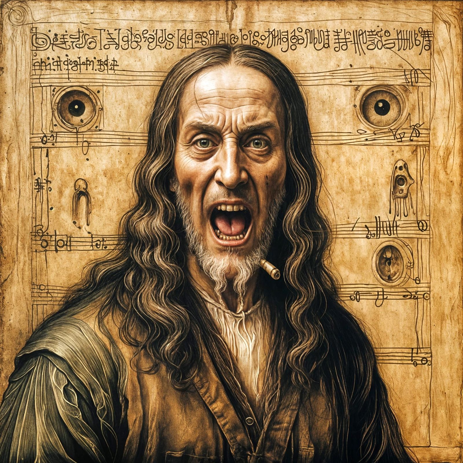 Incredible Biometric imagineer Leonardo da Vinci has complet...