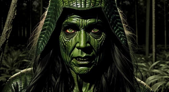 Eerie Swamp Creatures with Realistic Features