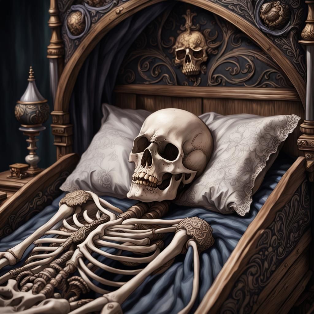 Detailed Deathbed Scene