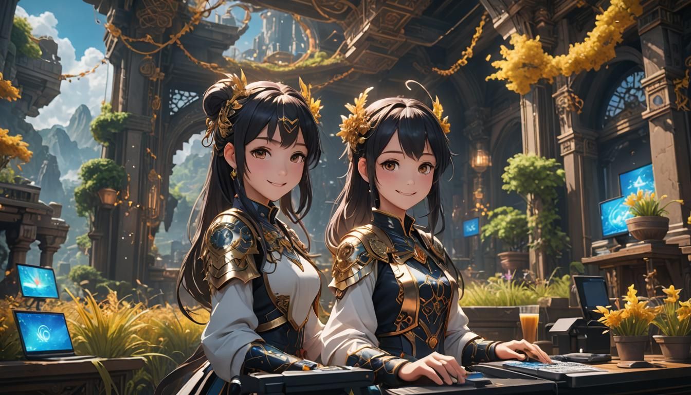 Anime Girl Programming, Blessed by God's Smile