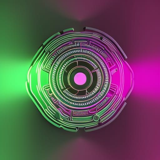 Radioactive Geranium Tree in Pop Art Style