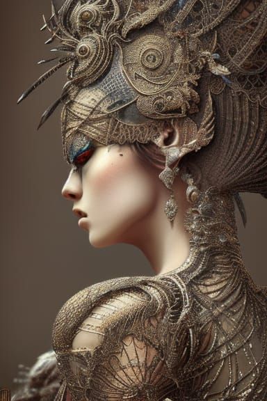 Maiden of Tangled Golden Threads