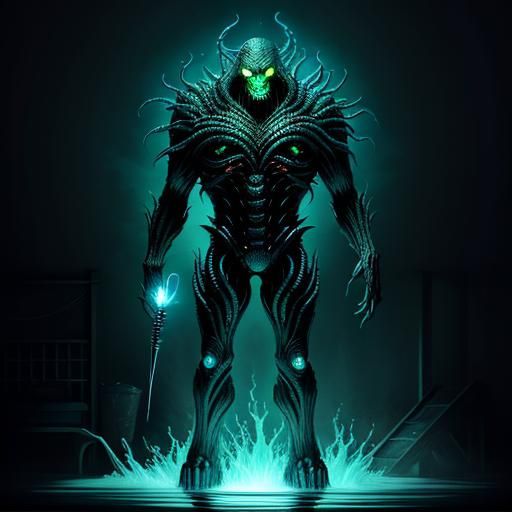 Eldritch Horror: Azathoth Hybrid in Hyperrealistic Style