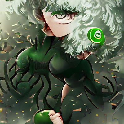 Tatsumaki from One Punch Man Using Psychic Powers