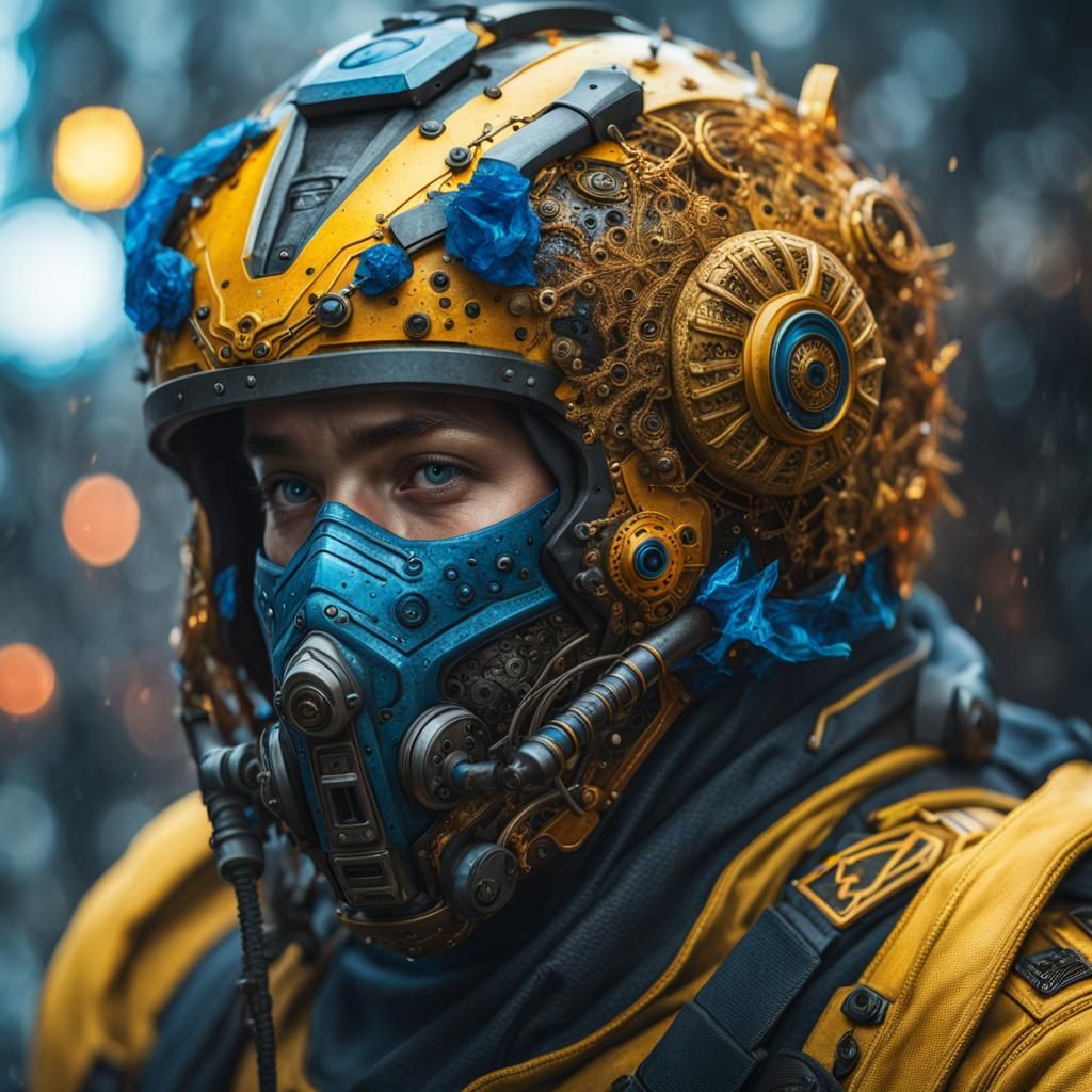 Apocalyptic Survivor Portrait in Detailed Fantasy Art