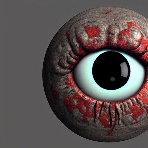 Floating Eyeball: Unreal Engine 3D Shading