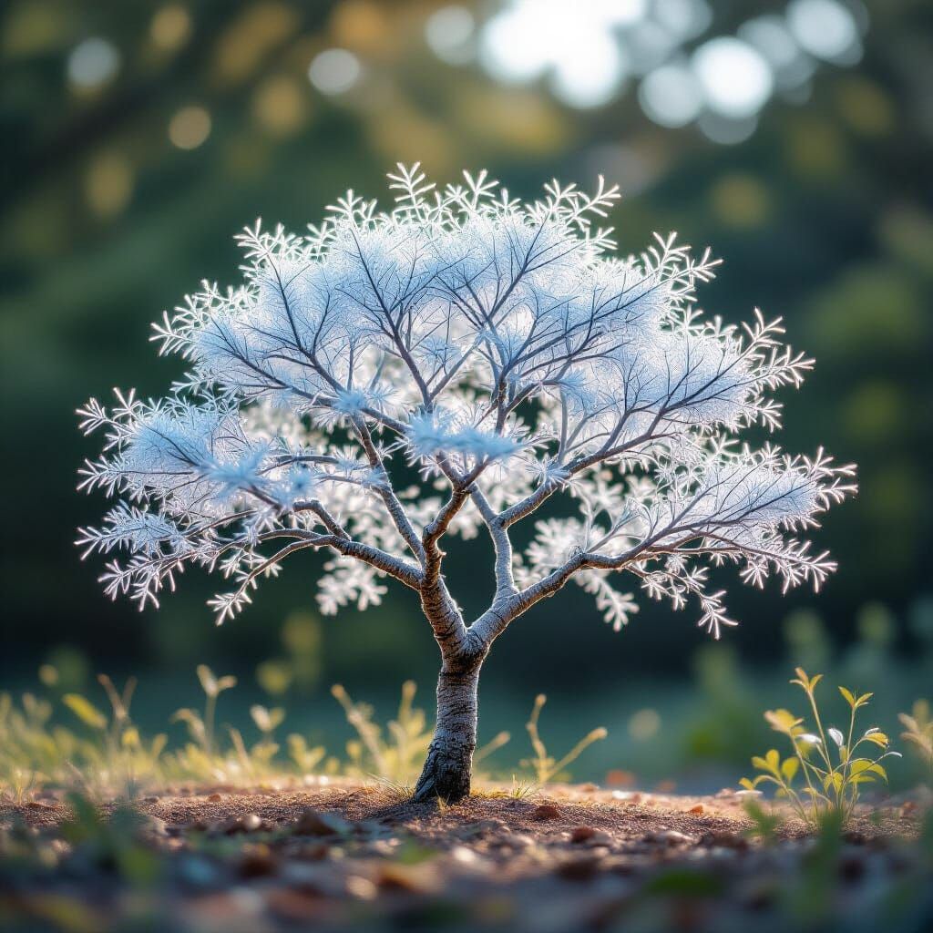 Plasma Baobab Tree with Mesh Details