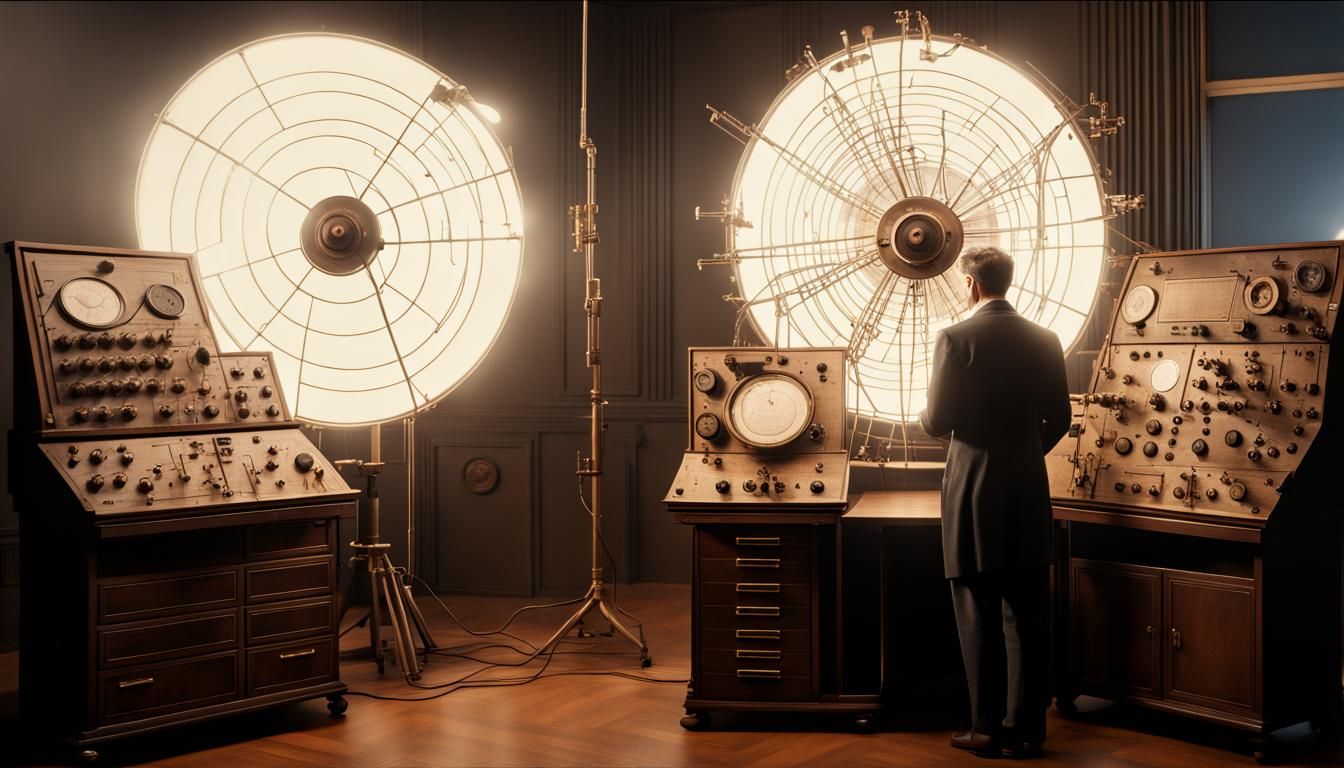 Nikola Tesla Inspired Electrical Device in 8K