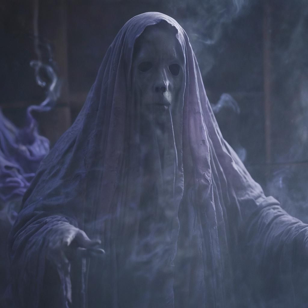 Menacing Ghost in Dark Fantasy Artwork
