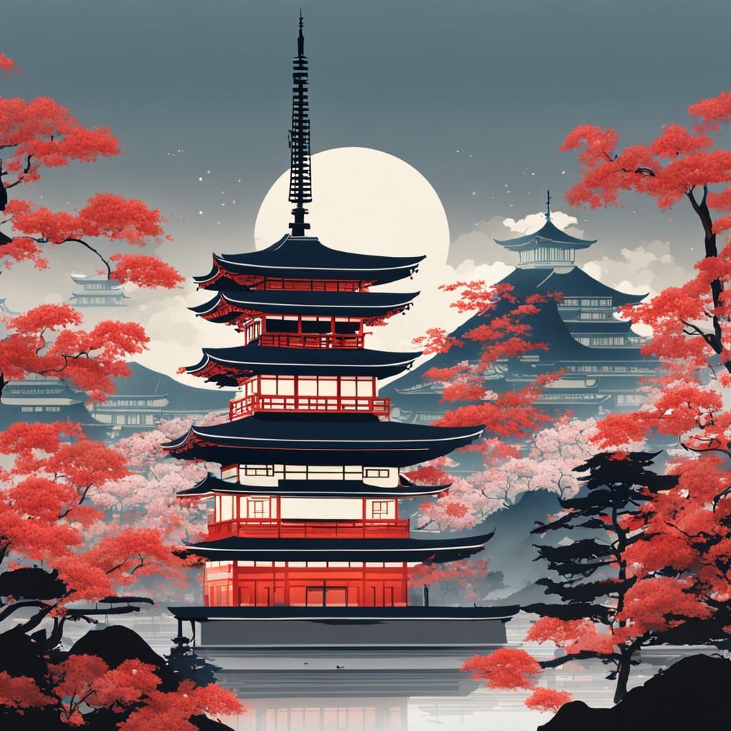 AI Generated Image of Japan