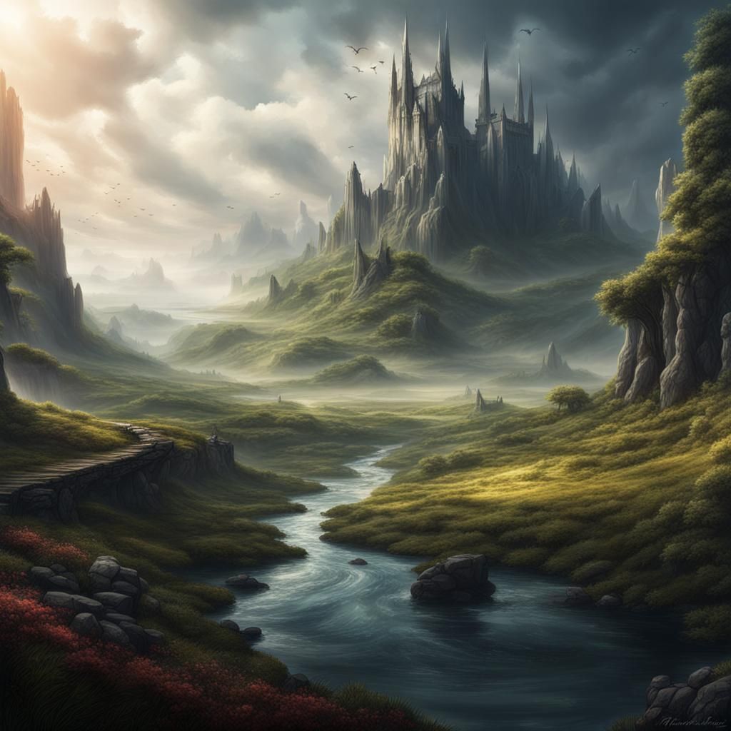 Cinematic Fantasy Landscape Image