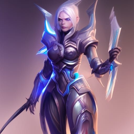 Cyborg Warrior Concept Art in 8K Resolution