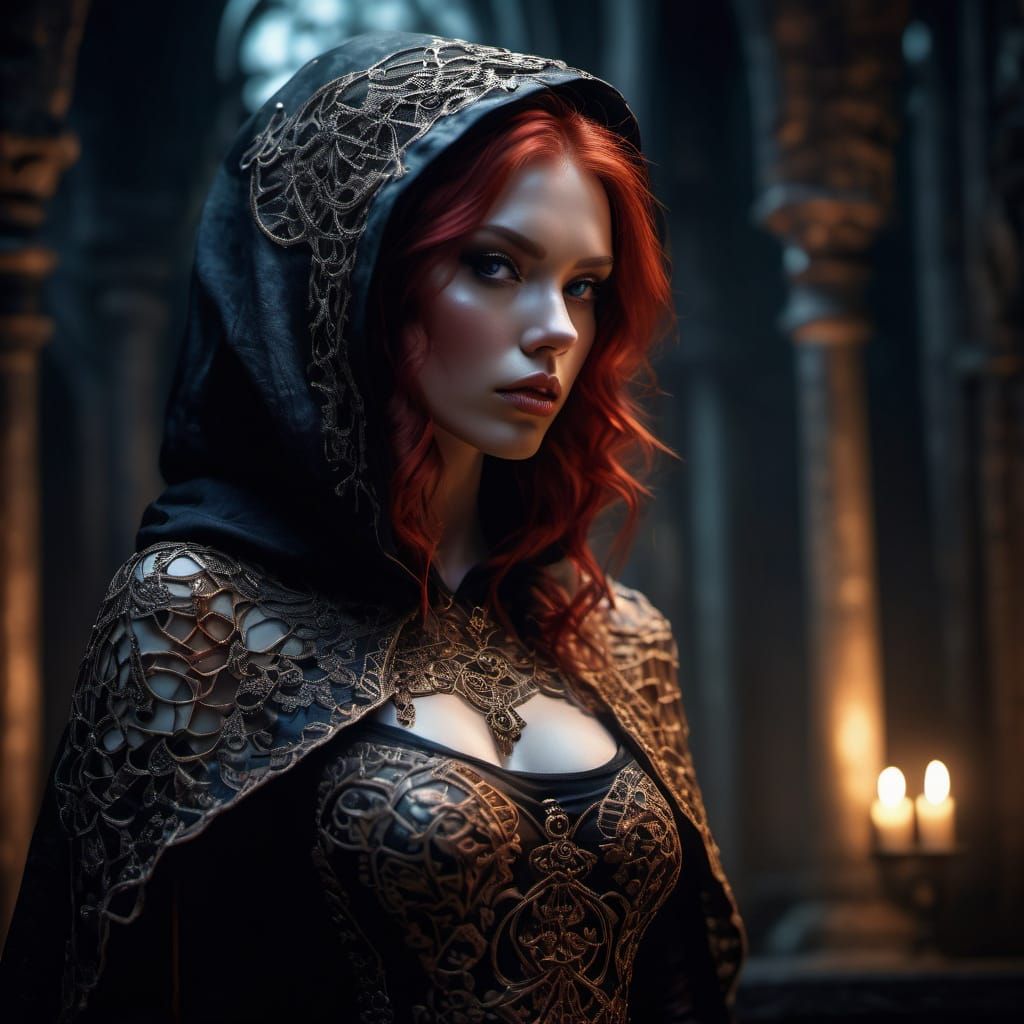 Regal Dark Fantasy Warrior Princess