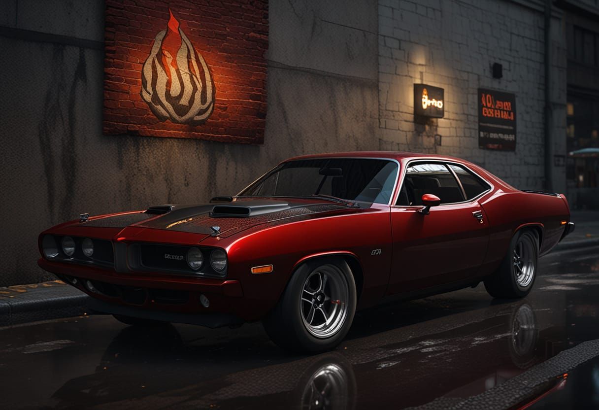 1973 Plymouth Barracuda Rendered in Unreal Engine