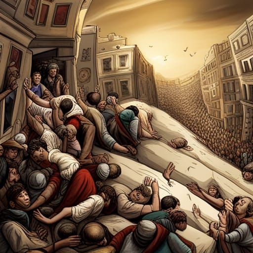 Joseph's Fall: A Detailed Matte Painting