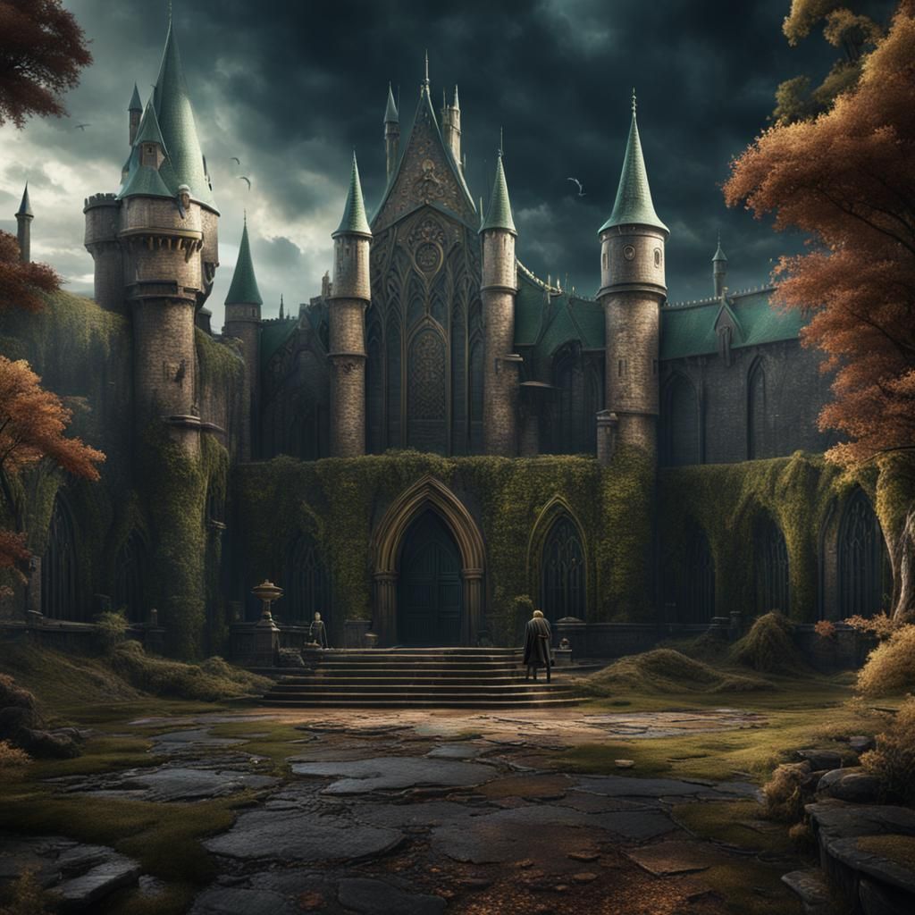 Detailed Matte Painting of Draco Malfoy