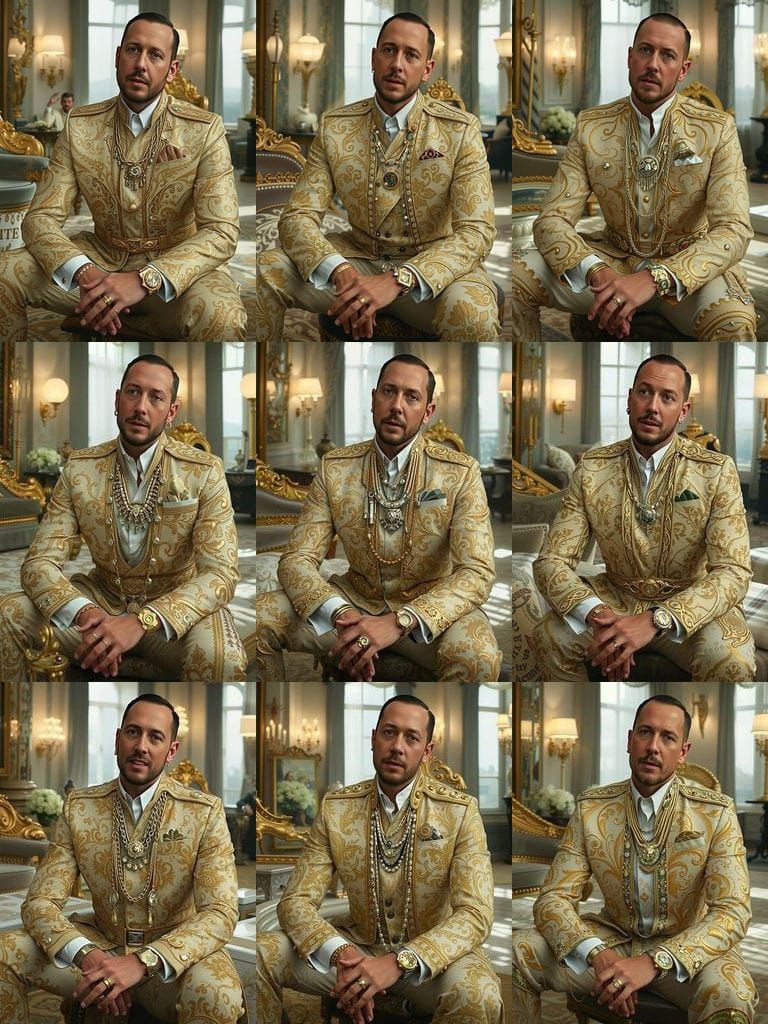 Sultry Billionaire Smiles for the Camera in Lavish Penthouse