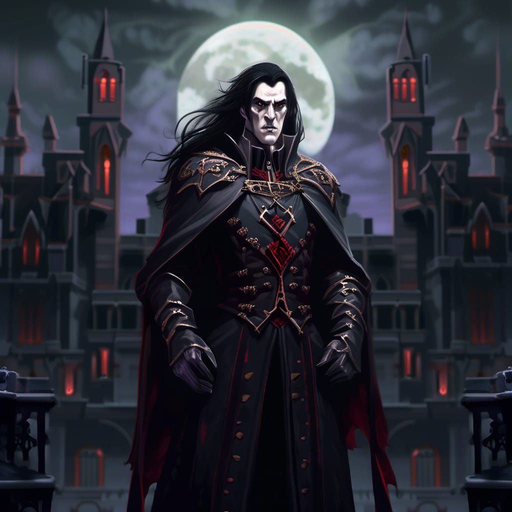 Vampire Lord Strahd in Dark Castle