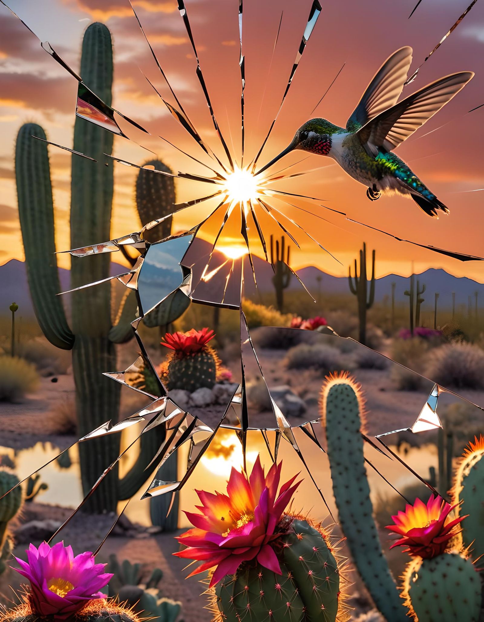 Shattered Sonoran Sunset