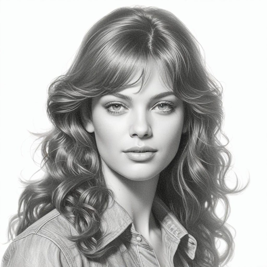 Ethereal Portrait of a Woman in Whimsical Fantasy Landscapes