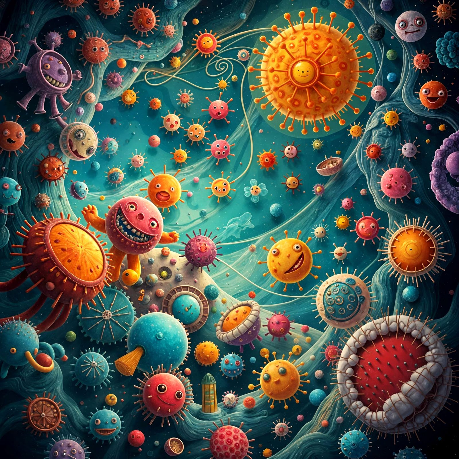 Vibrant Microbial Community Thrives Inside the Human Body