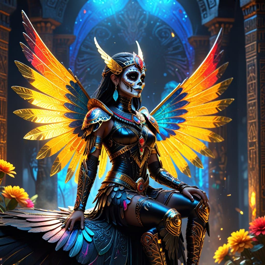 Fairy in Metal Armor Concept Art