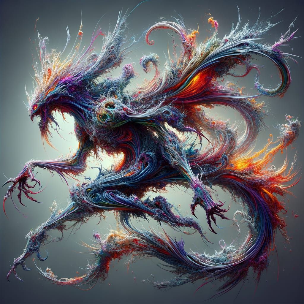 Mystical Chaos Entity in Fantasy Realm