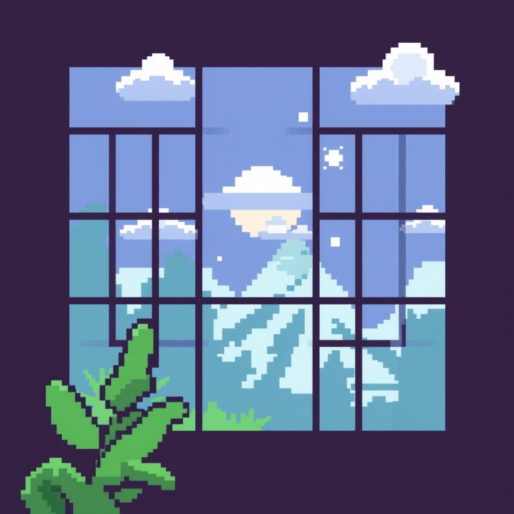 Pixel Art in Vibrant Colors