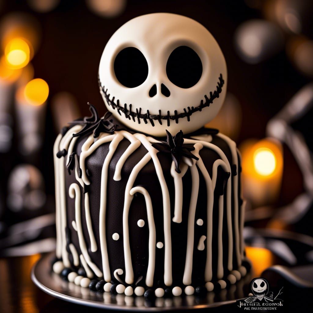 Jack Skellington Cake: Professional Photography